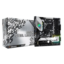 Placa Mãe Asrock B550M Steel Legend AMD AM4 Chipset B550