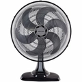 Ventilador Osc Mesa Turbo 6 50cm 6 Pás - 220v -  Preto/prata