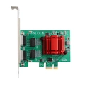 Placa de Rede Dual Port 10/100/1000 Pci-e Com Suporte Low Profile Vinik Prv2p1000e