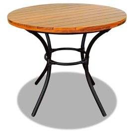 Mesa Tradicional de 85cm Alumínio Epóxi e Fibra Sintética com Madeira Maringá