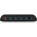 Hub Usb 5 Portas 3.0 Streamplify Deck 5 Preto Rgb