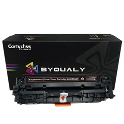 Toner Compatível HP CC530A 304A Preto Universal  CM2320 CP2025 CM2320N  3,5K BYQUALY