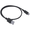 Cabo Usb 2.0 Para Usb-C Tipo-C Pcyes 50cm Preto - PUACP-05