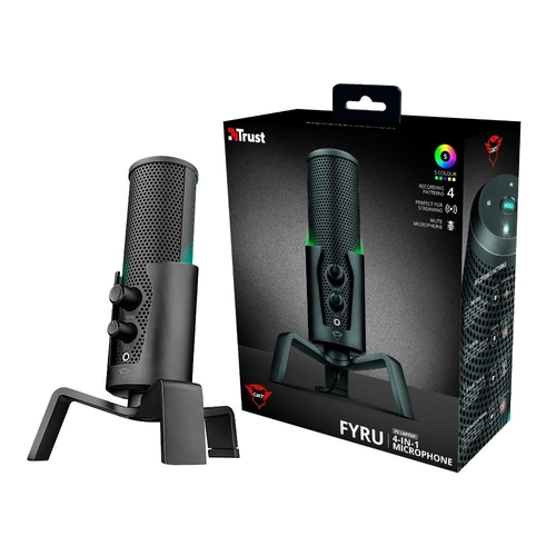 Microfone Trust Gamer Streamer GXT 258 Fyru LED USB - 23465