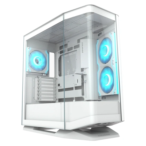 Gabinete Gamer Cougar, FV270, RGB, Lateral de Vidro, Mid-Tower, 4x Fans, White - 3858M60.0006