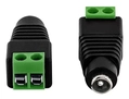 Conector Plug P4 Borne Kit 10 Peças Camera Cftv Fonte Femea