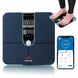 Balança Digital Bioimpendância Corporal Inteligente Bio Plus Preta