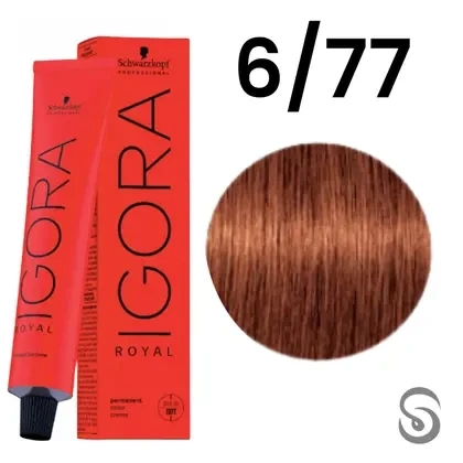 Schwarzkopf Igora Royal Coloração 6-77 Louro Escuro Cobre Extra 60ml