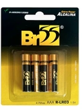 Pilha AAA BR55 c/4 unidades. Alcalina