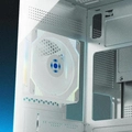 Gabinete Gamer Fortrek Clarity Branco Lateral Vidro