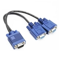 Adaptador Vga C/ Filtro Macho P/ 2 Vga Fêmea Cv-32