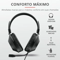 Headset Trust Over-ear Usb Pc 40mm Ozo  - 24132