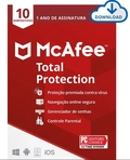 Total Protection Mcafee 10 Dispositivos 12 Meses Produto Físico - Macf0006-box