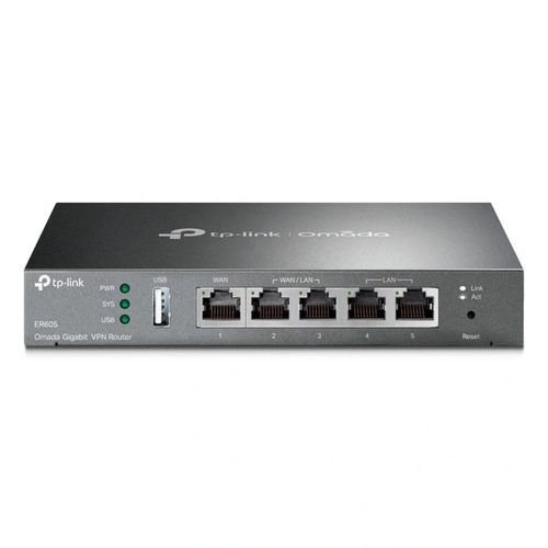 Roteador Tp-link Omada Multi-wan Vpn Gigabit - Er605