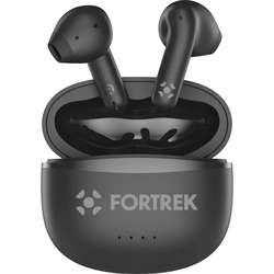 Fone De Ouvido Tws Auricular Fortrek Hws2 Bluetooth 6.0 Preto