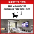 Suporte Fixo Universal para Tv de Led, Lcd, Plasma, 3d e Smart Tv de 10 a 100 Em Aço Carbono Sbru750