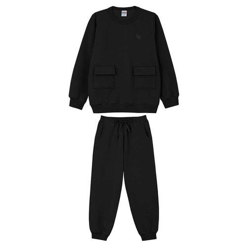 Conjunto Blusão e Calça Moletom Lik Kids - Masculino