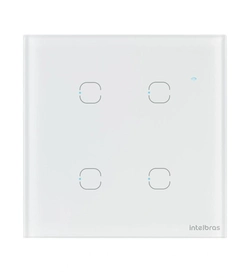 Interruptor Smart Wi-fi Touch 4 Teclas Ews 1004 Branco 4850029
