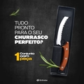 Faca de Corte Carnes e Frutas Olho de Tigre Aço Churrasco Grillrelax