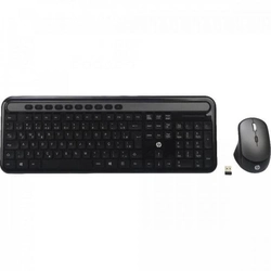 Kit Teclado e Mouse Sem Fio HP CS500 Preto