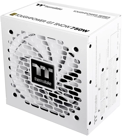 Fonte Thermaltake Toughpower 750W GT SNOW, 80 Plus Gold, Full Modular, PFC Ativo, White, PS-TPT-0750FNFAGB-W.
