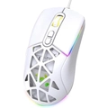 Mouse Gamer Com Fio Fortrek Striker Branco