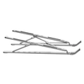 Suporte para Notebook de Até 15" Dobrável e Com 6 Regulagens Prata - Sn110