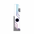 Suporte Cooler Master para Placa de Video Com Iluminacao Argb - Mca-u000r-agsbtg-00