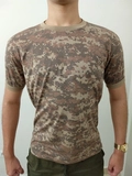 Camiseta Camuflada Digital Areia
