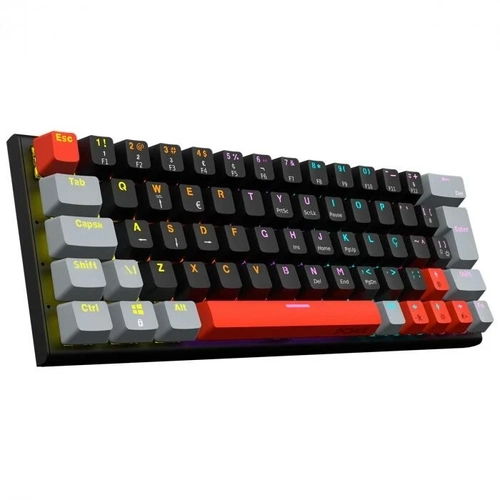 Teclado Gamer Mecanico Pcyes Kuromori 60% - Switch Blue Led Rainbow - Ptkm60bl