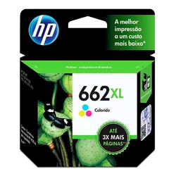 Cartucho de Tinta HP 662XL Tricolor - CZ106AB