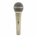 Microfone Com Fio Profissional Ls58 Champanhe, Acompanha Cabo de 5 Metros