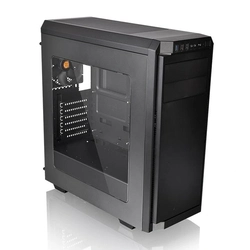 Gabinete Gamer Thermaltake V100 Window, Mid Tower, Lateral em Vidro, 1x fan, Black - CA-1K7-00M1WN-00