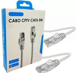 Cabo de rede Rj45 Cftv Cat6 5m Le-313 - It-Blue