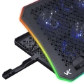 Base para Notebook Snow Rgb - Ate 19 - 6 Fans - Com Controlador e Suporte P/ Celular - Cn200