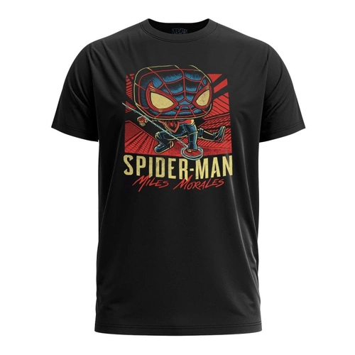 Pop!tees Camiseta : Spider Man Miles Morales - Miles Morales - Tam. Pp
