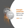 Bateria Alcalina Lr44 Cartela C/10 1.5v - Vb44b10