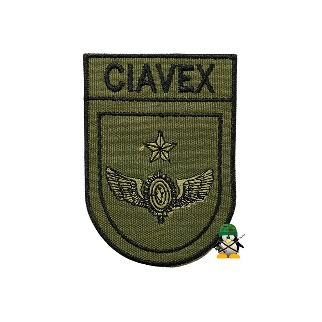 Distintivo de Organização Militar Bordado de Baixa Visibilidade - DOM (CIAVEX)