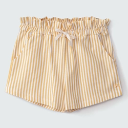 Shorts Clochard Estampado Listrado Hering - Feminino