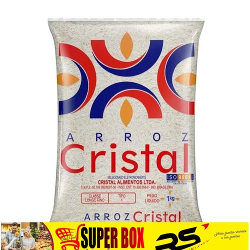 Arroz Cristal pct 1kg