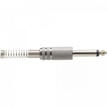 Plug P10 Mono Metal Niquelado Com Mola Genérico Storm - Pct / 50