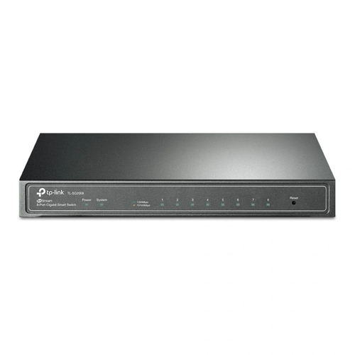 Switch Inteligente Tp-link Gigabit 10/100/1000 8 Portas - Tl-sg2008 Smb