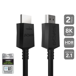 Cabo Hdmi Pcyes Ultra 2.1 8k 1080/144hz - 2 Metros - Phm8k-2