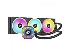 Water Cooler P/ Processador Corsair Icue Link H150i Lcd Aio 360 Rgb P/ Intel/amd Preto - Cw-9061008-