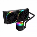 Water Cooler Pcyes Sangue Frio 3 Argb Black Vulcan 240mm TDP 250w - Argbsf3240br