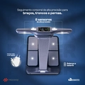 Balança Inteligente Bioimpedância Digital Corporal Relaxshop Bio Power Max – 55 Análises, Bluetooth