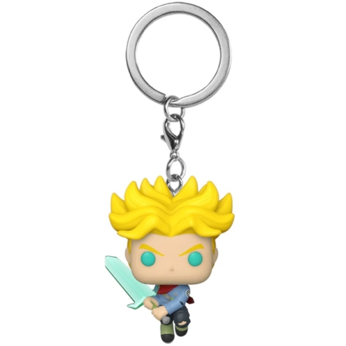Chaveiro Pop! Dragon Ball Super - Super Saiyan Trunks Com Sword