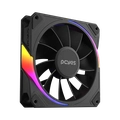 Cooler Fan para Gabinete Sangue Frio 3 ARGB Black Vulcan Reverse 120MM Pcyes - ARGRVSF3BR