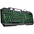 Teclado Gamer Vinik Shield Led Verde Usb  - GT604