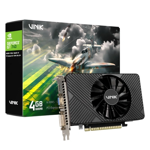 Paca de Video Nvidia GT740 4GB Vinik Gddr5 128 Bit Single Fan